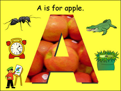 image of student-created &ldquo;A is for project&rdquo;